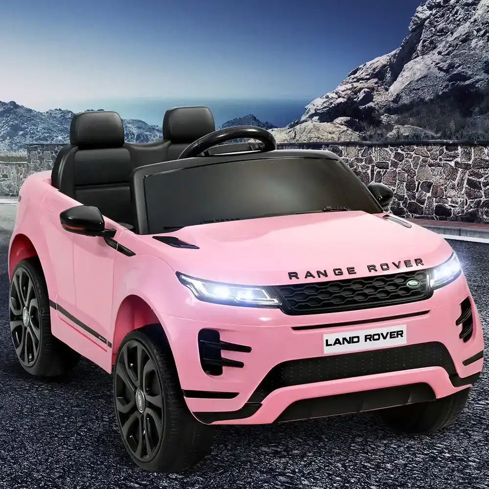 Rigo Ride On Car Land Rover Evoque Kids Electric Toy Cars Pink