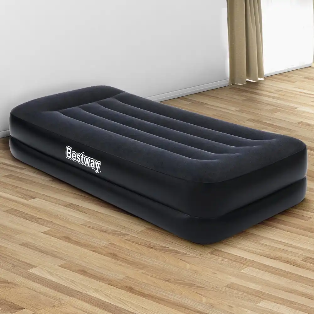 Bestway Air Mattress Bed Single Size 46CM Black