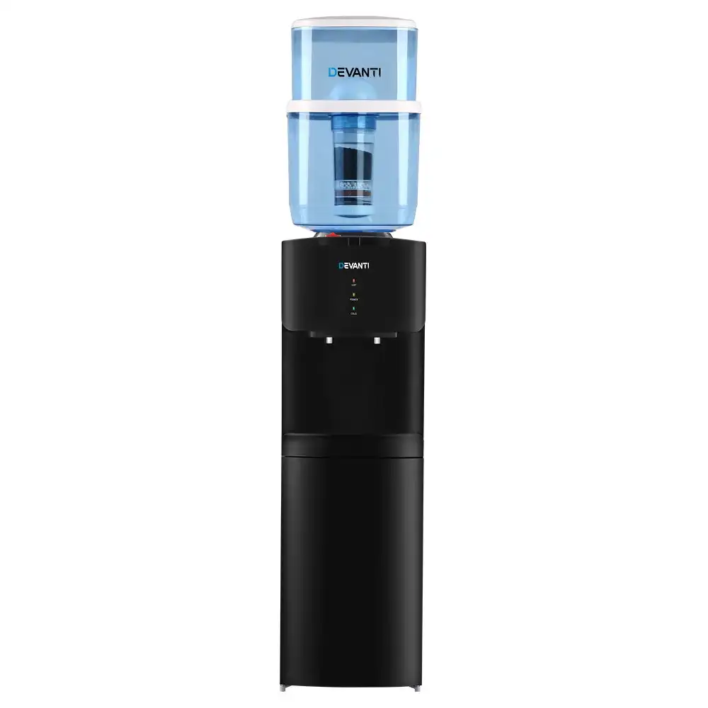 Devanti Water Cooler Dispenser Ceramic Tap Filter 22L Black
