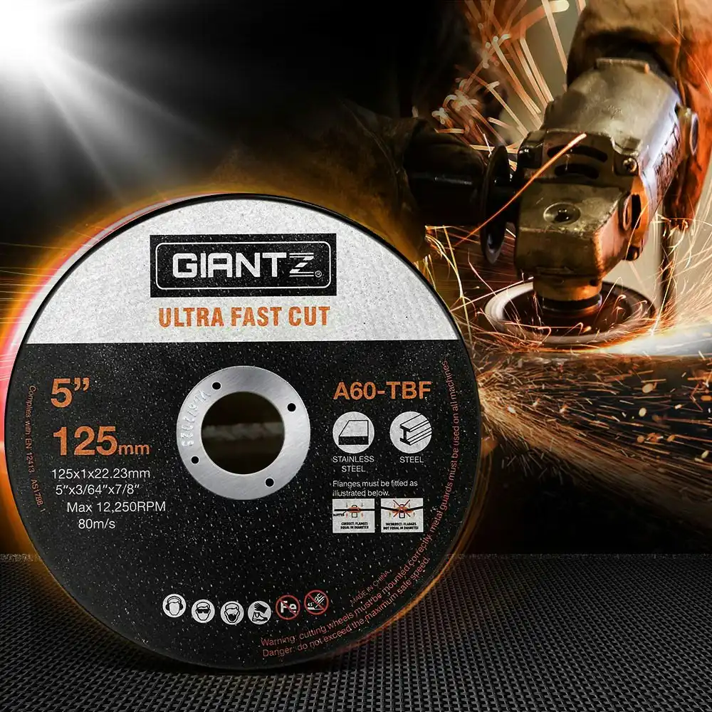 Giantz 100PCS Cutting Discs 5" Thin Cut Off Wheel Steel Metal Angle Grinder 125mm