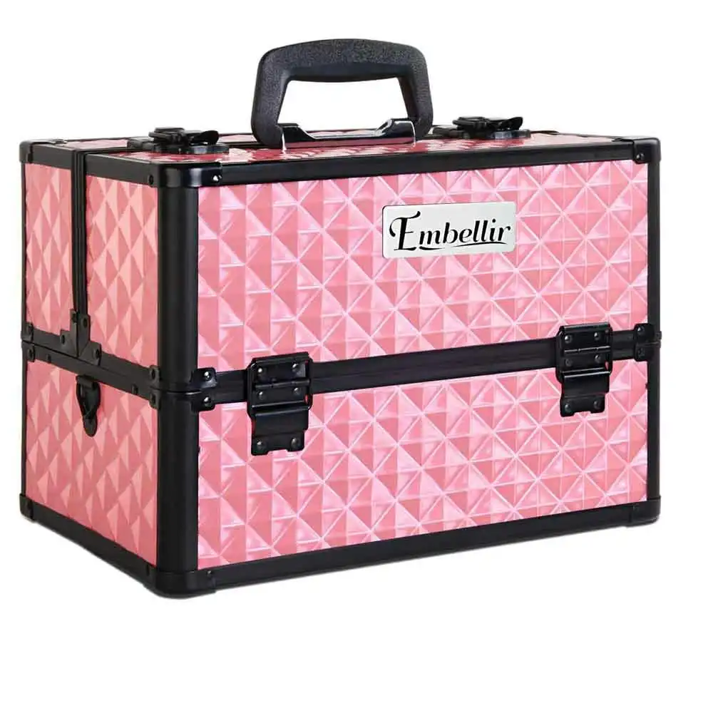 Embellir Beauty Case Makeup Travel Bag Organiser Storage Large Jewellery Box