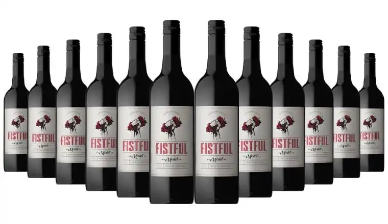 Fistful Merlot Wine 2020 Australia - 12 Bottles
