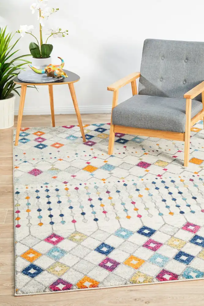 Rug Culture Mirage Peggy Tribal Morrocan Style Multi Rug
