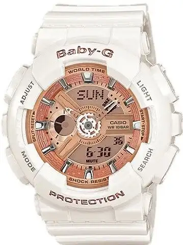 Baby G Digital & Analogue Watch White Series BA110X-7A1