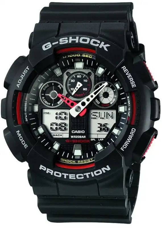 G-Shock Digital & Analogue Watch GA100-1A4