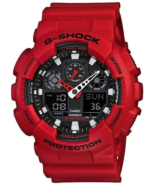 G-Shock Digital & Analogue Watch GA100B-4A