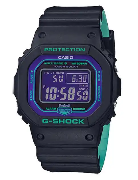 G-Shock Bluetooth Digital Watch Square Series GWB5600BL-1D