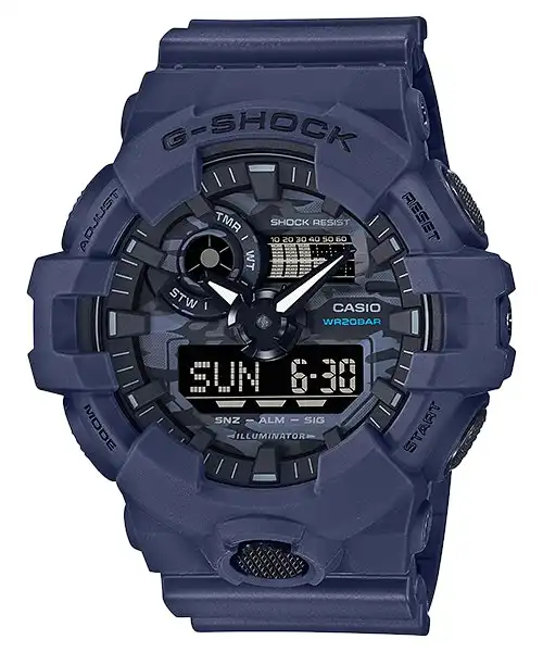G-Shock Digital & Analogue Watch Camouflage Series GA700CA-2A