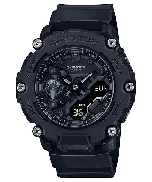 G-Shock Digital & Analogue Watch Carbon Core Guard Series GA2200BB-1A