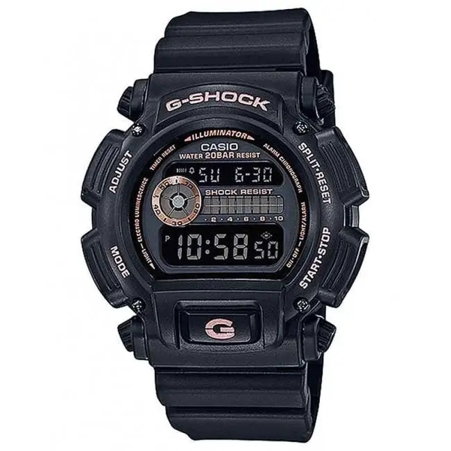 G-Shock Digital Analogue Watch Black and Rose Gold Series