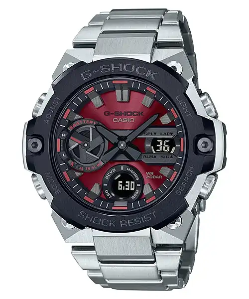 G-Shock Digital & Analogue Watch G-Steel Series GSTB400AD-1A4