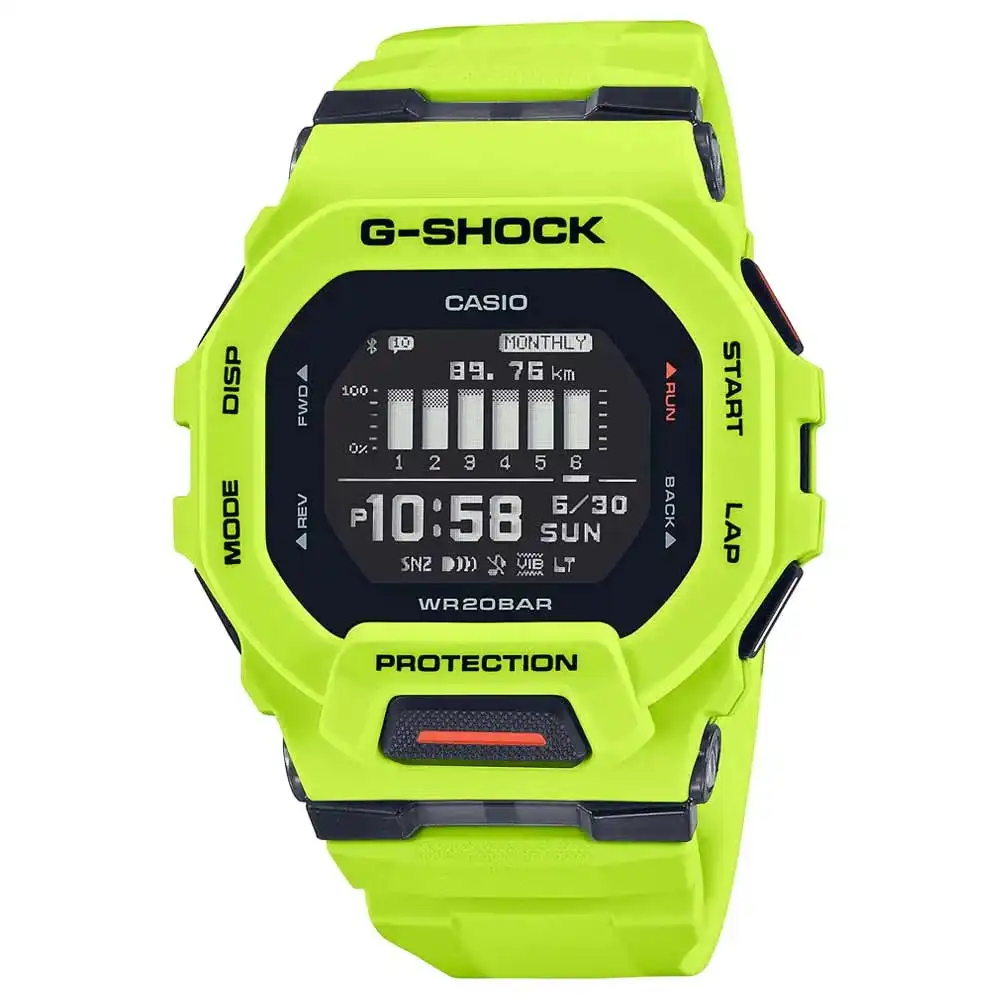 G-Shock Digital Bluetooth Fitness Watch G Squad Series GBD200-9D