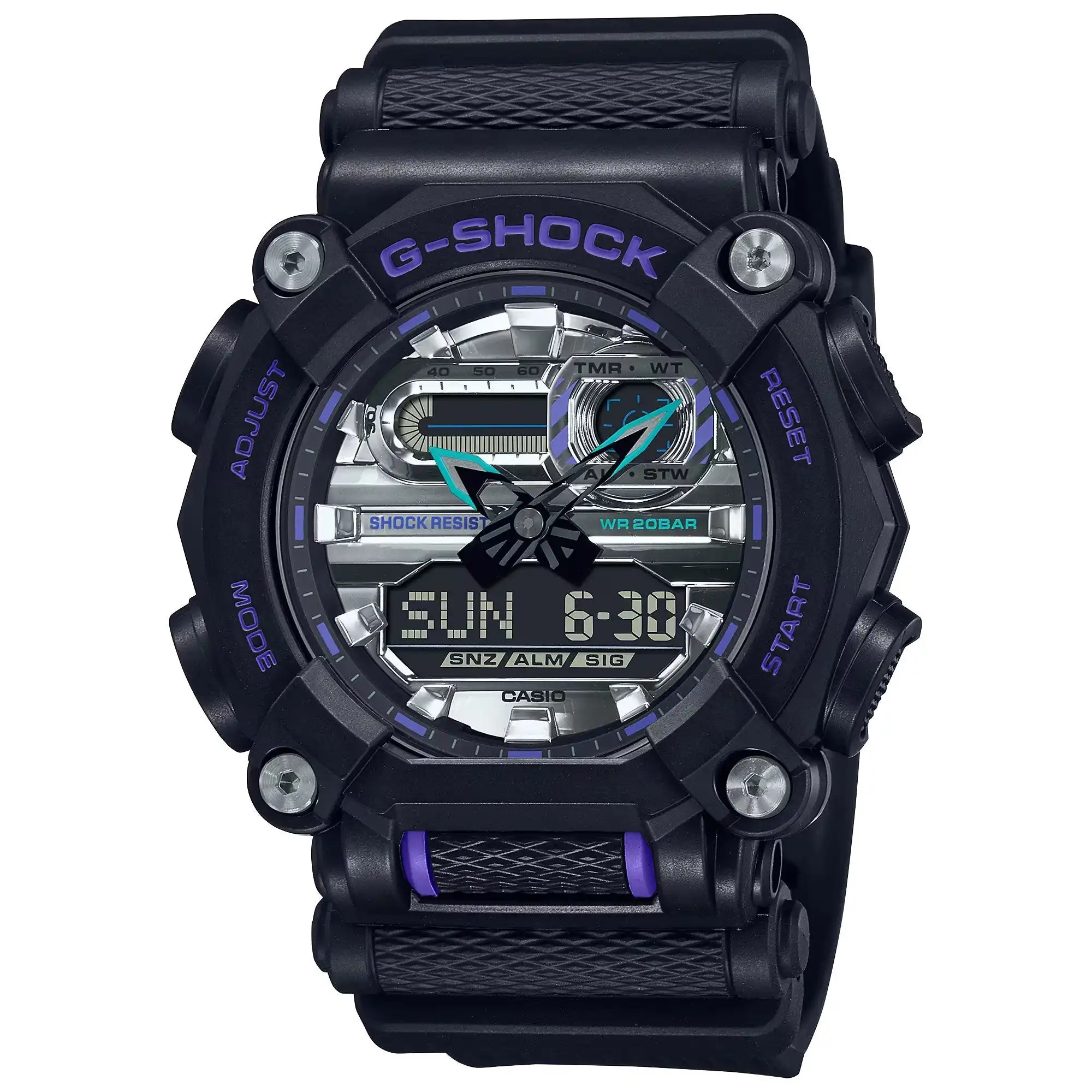 G-Shock Digital & Analogue Watch Metallic Series GA900AS-1A