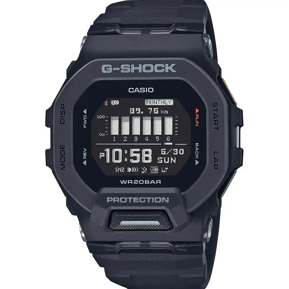 G-Shock Digital Bluetooth Fitness Watch G Squad Series GBD200-1D
