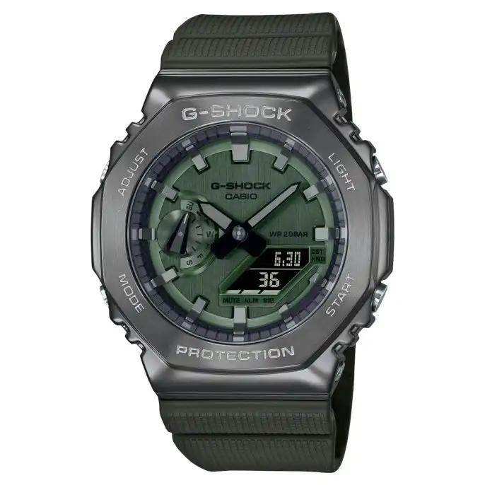G-Shock Digital & Analogue G Steel Watch Metalized Series GM2100B-3A