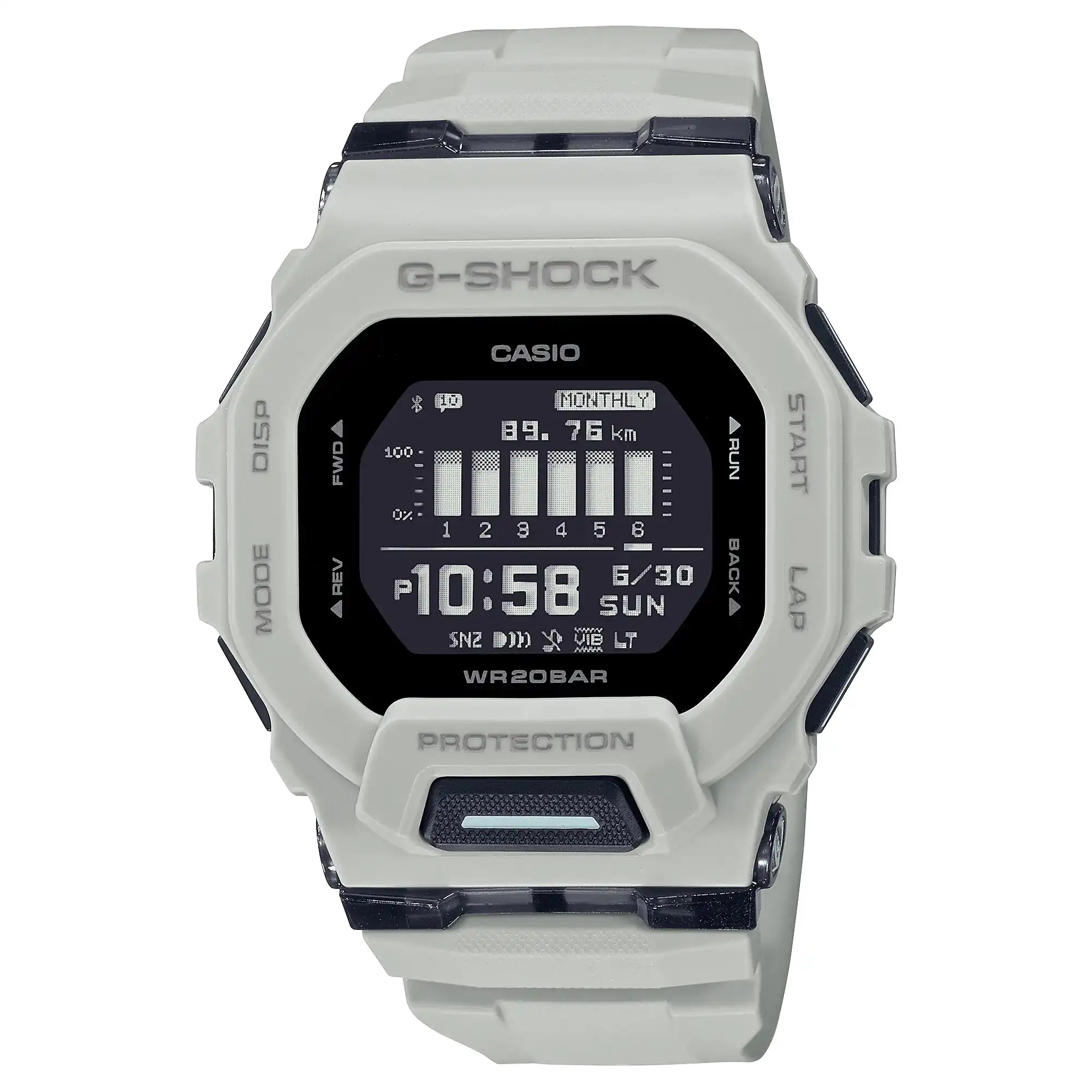 G-Shock Digital Bluetooth Fitness Watch G Squad Series GBD200UU-9D
