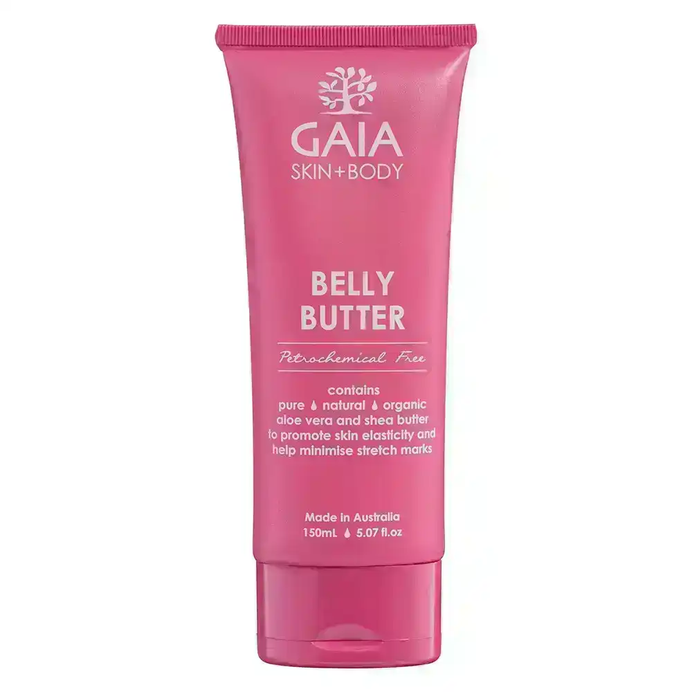 Gaia 150ml Pure/Natural/Organic Belly Butter/Cream Women/Moms Skin Pregnancy