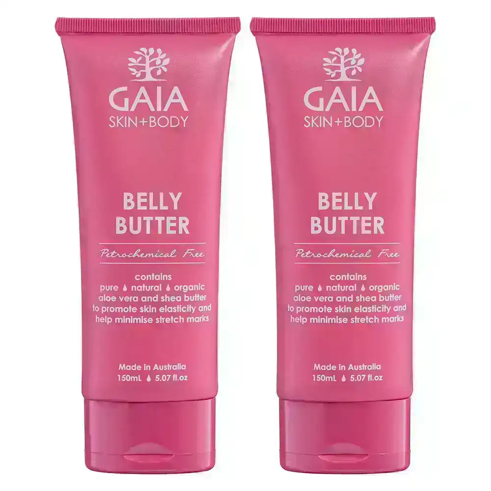 Gaia 300ml Pure/Natural/Organic Belly Butter/Cream Women/Moms Skin Pregnancy
