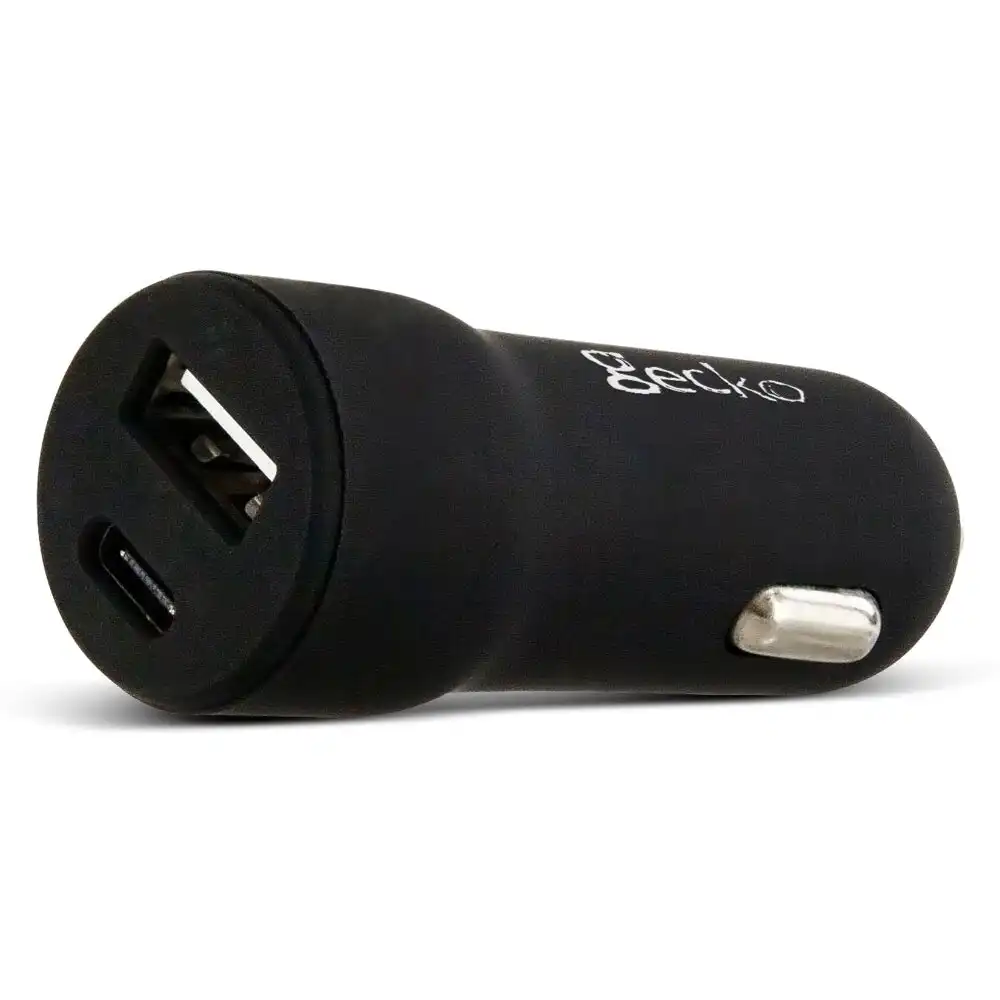 Gecko 36W Dual Ports USB-A/USB-C Cigarette Lighter Android/Samsung Car Charger