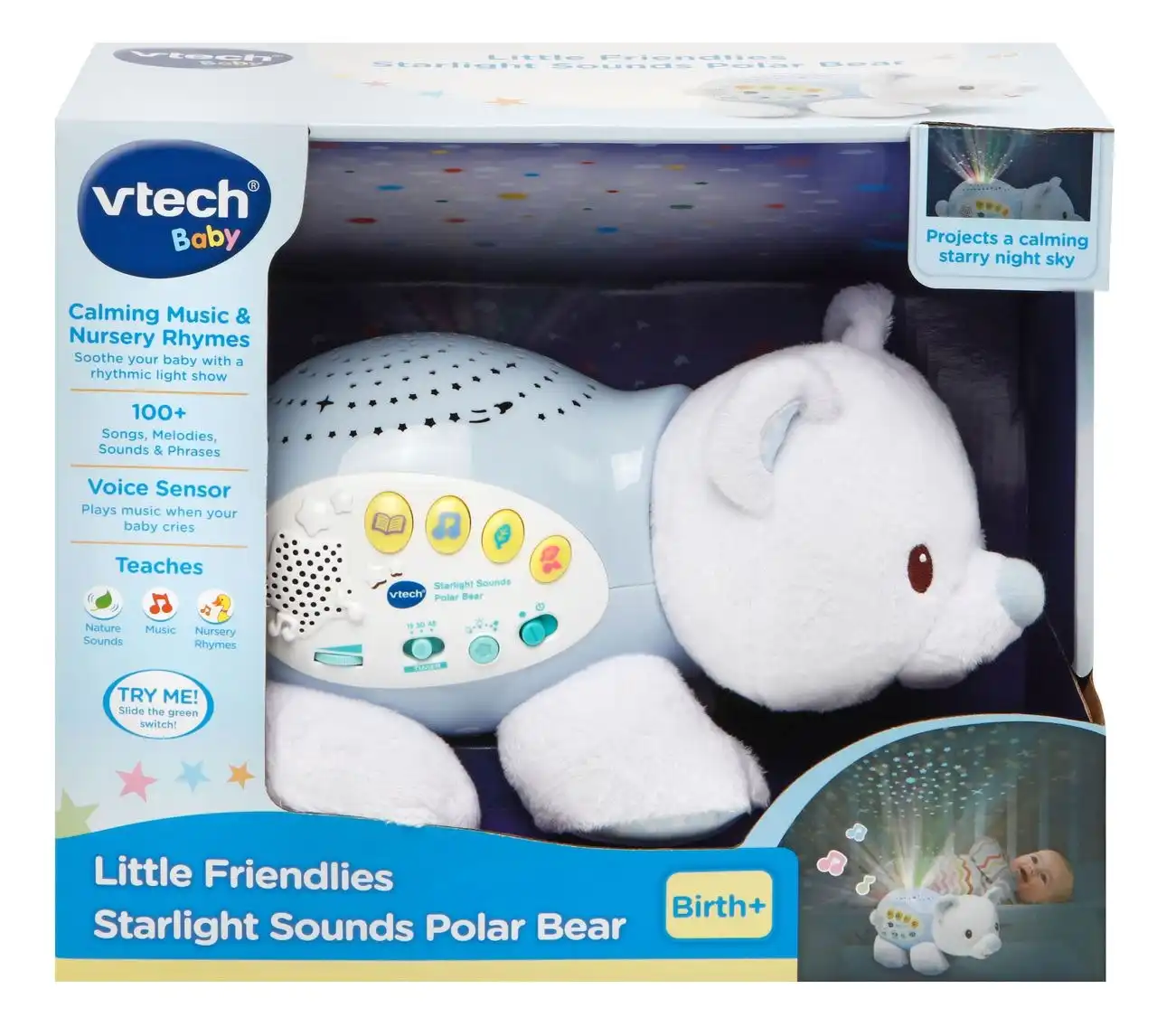 VTech Little Friendlies Starlight Sounds Polar Bear