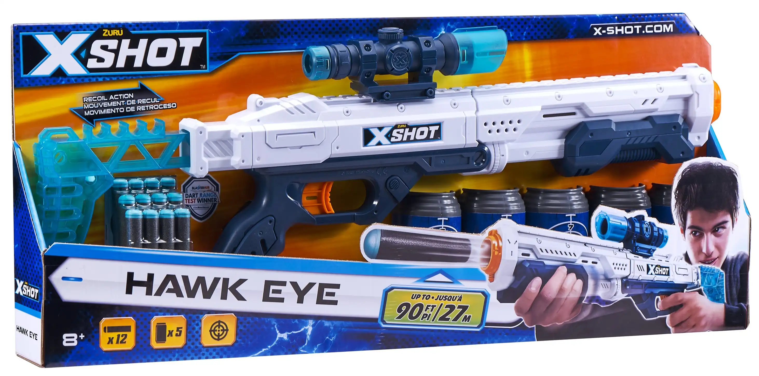 Zuru X-Shot Excel Hawk Eye Foam Dart Blaster