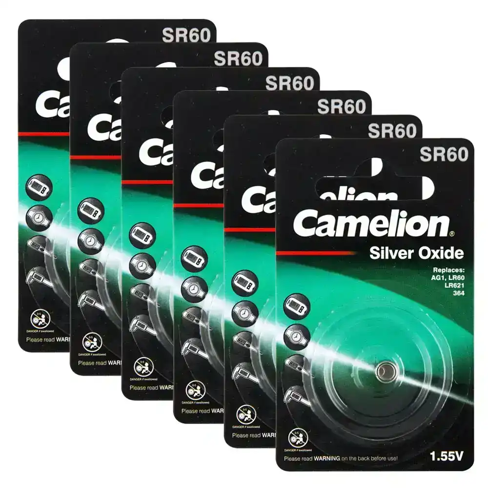 Camelion Silver Oxide Button Sr44 Single Card