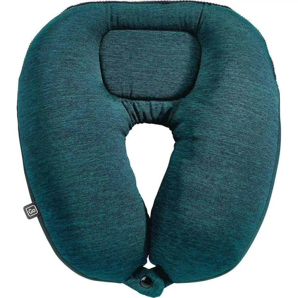 Go Travel Double Decker Bean Head/Neck Support Pillow Comfort Cushion Green