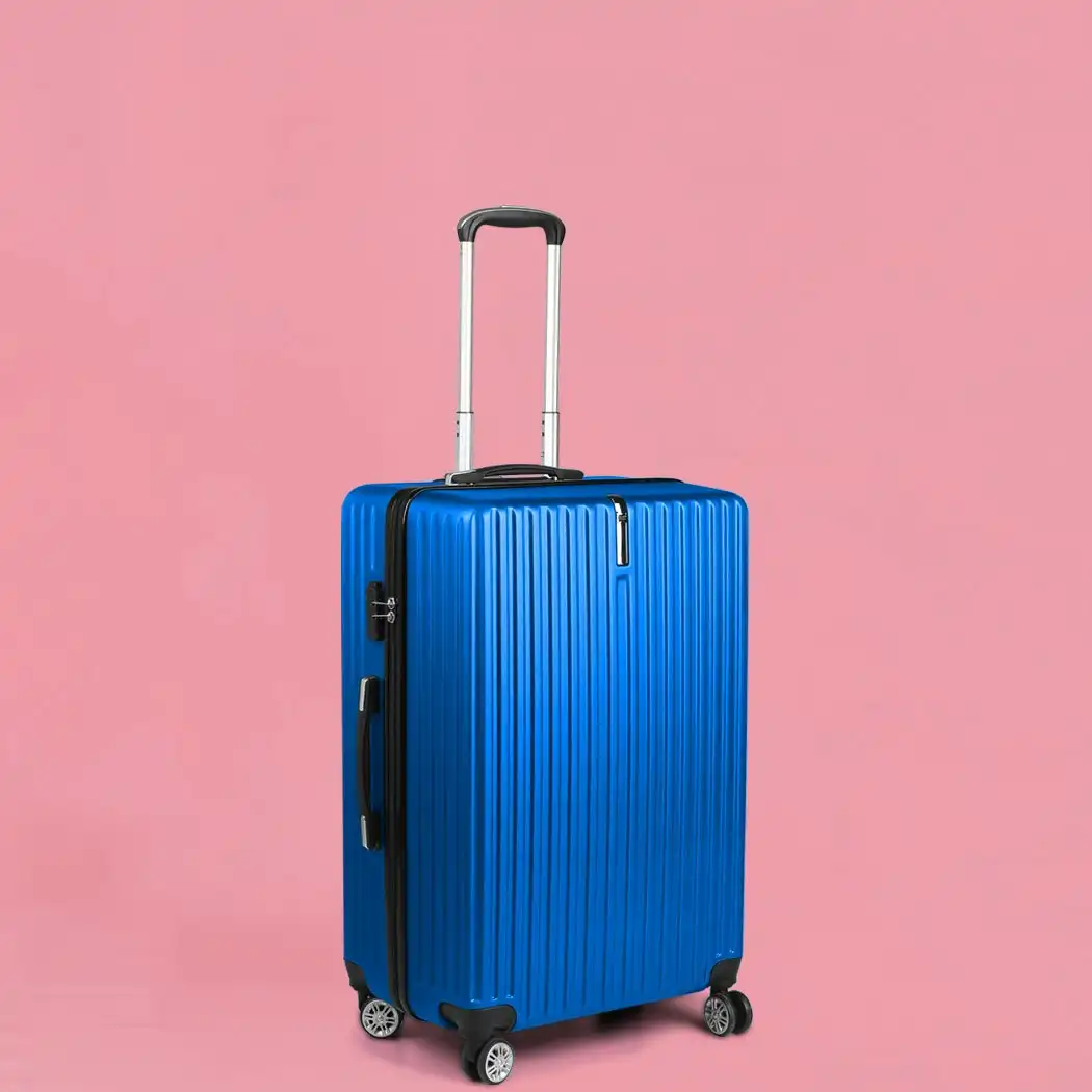 Slimbridge 20" Carry On Luggage Suitcase Travel TSA Lock Hard Shell Case Blue