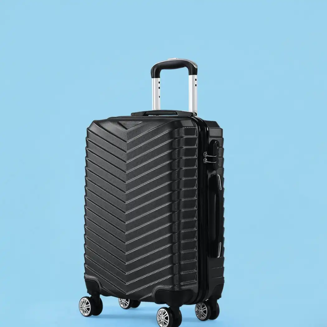 Slimbridge 28" Luggage Suitcase Travel TSA Hard Shell Carry Lightweight Black