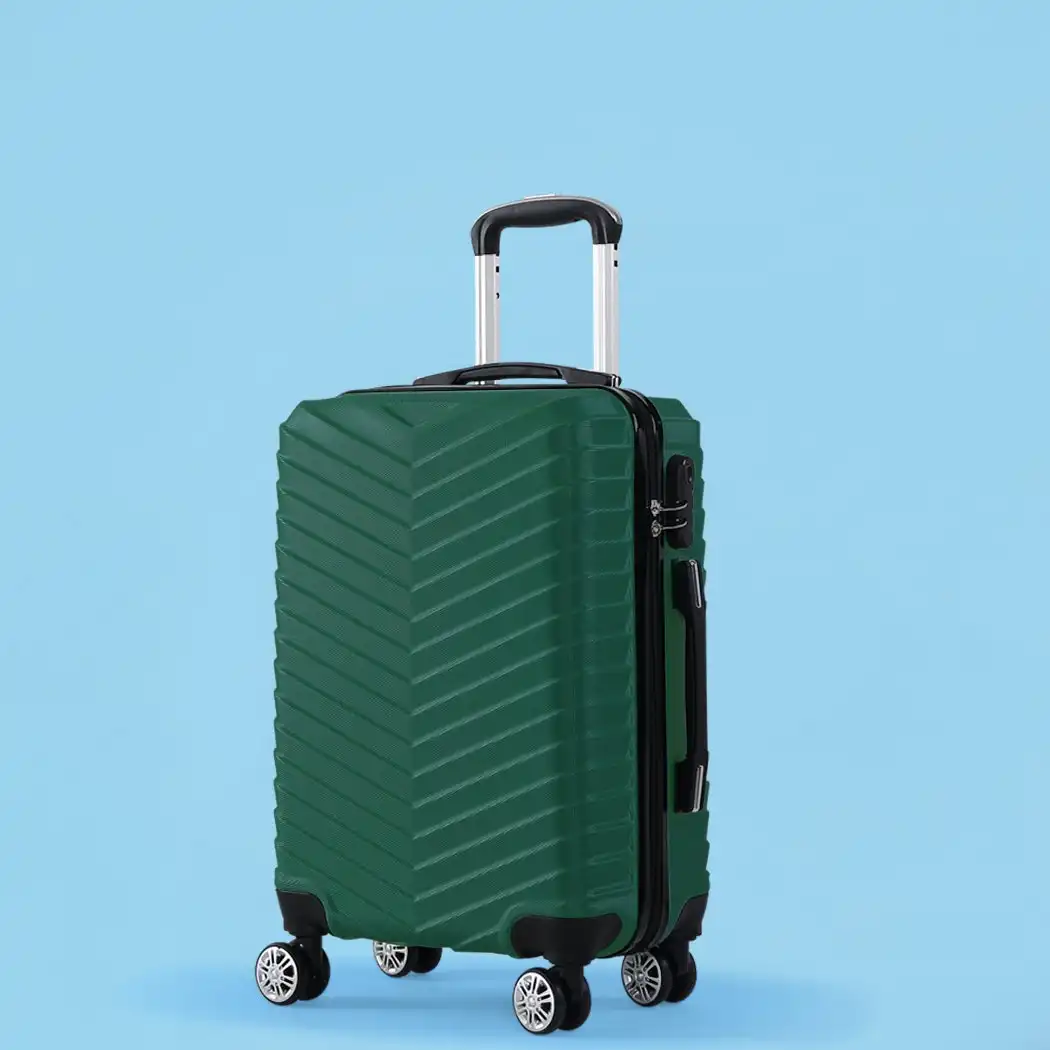 Slimbridge 28" Luggage Suitcase Travel TSA Hard Shell Carry Lightweight Green