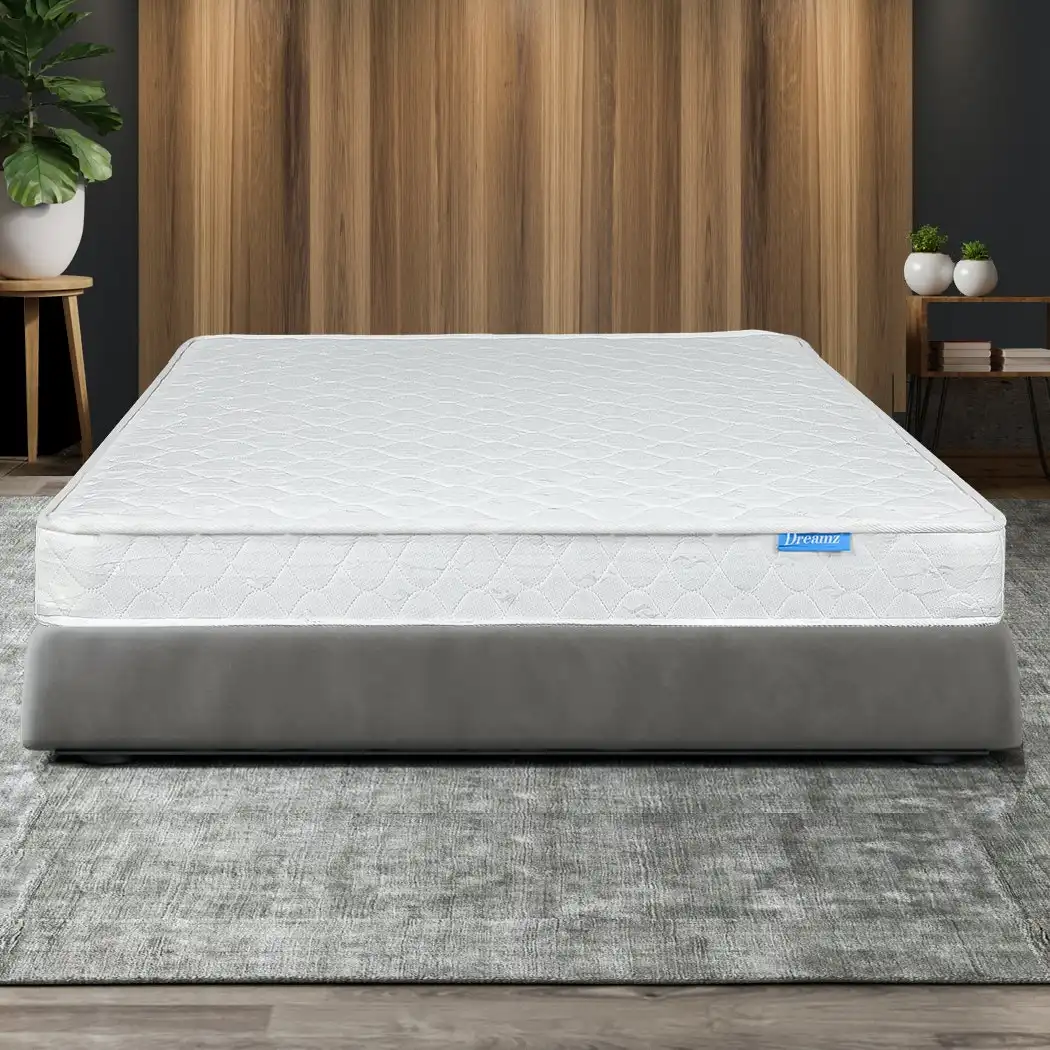 Dreamz Mattress Spring Coil Bonnell Bed Sleep Foam Medium Firm Queen 13CM
