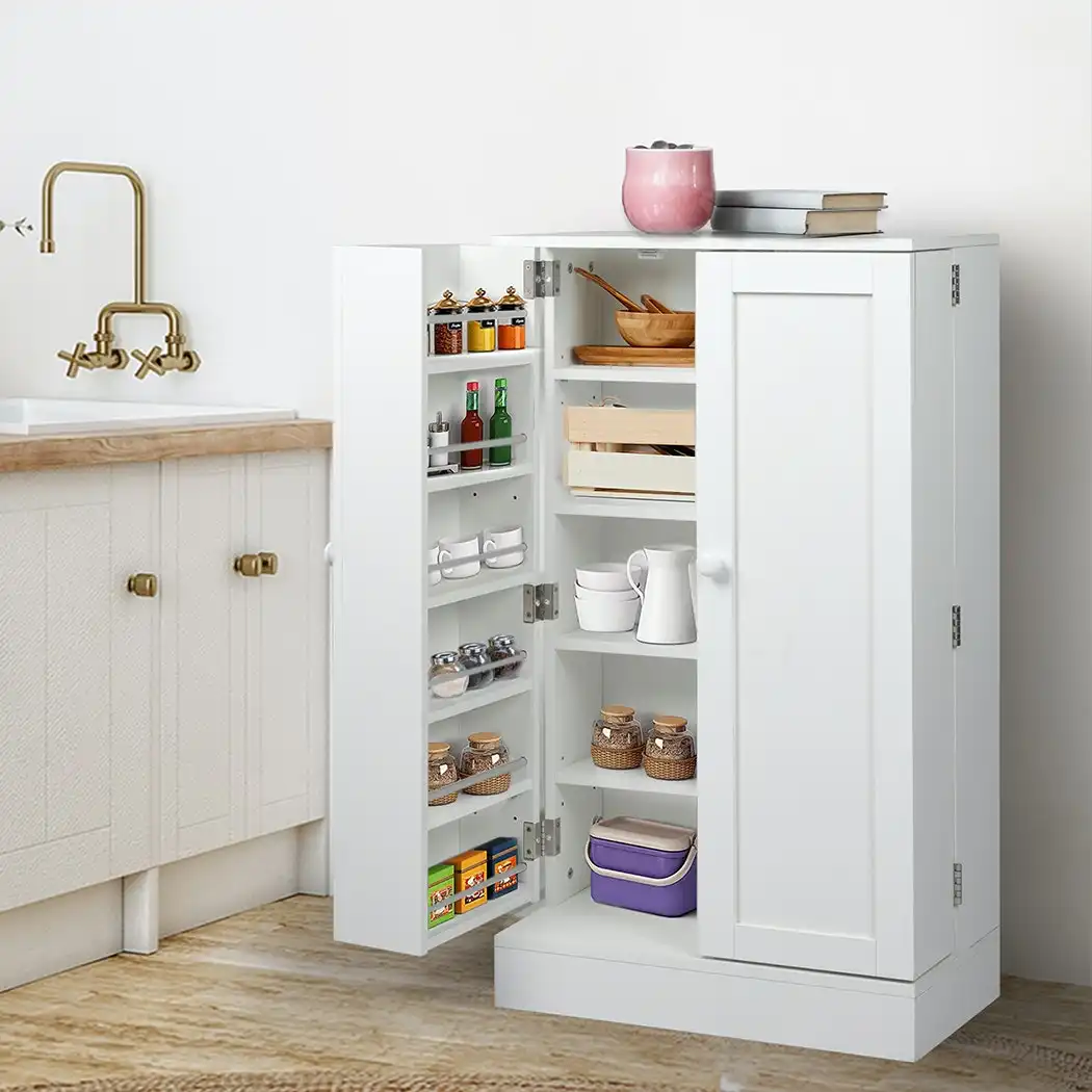 Levede Buffet Sideboard Storage Cabinet Adjustable Shelf Cupboard Door Furniture