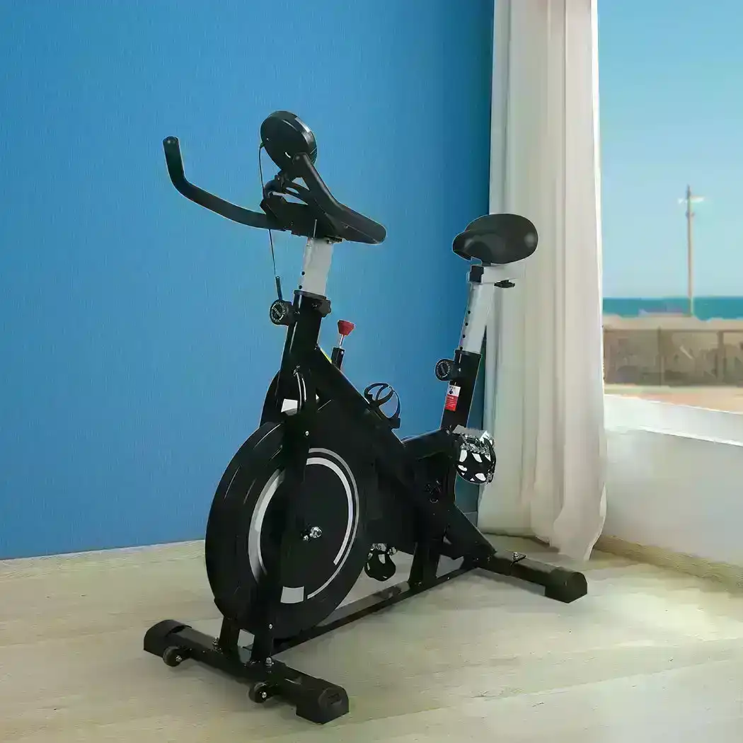 Centra Exercise Bike Fitness Flywheel Commercial Home Gym Workout LCD Display