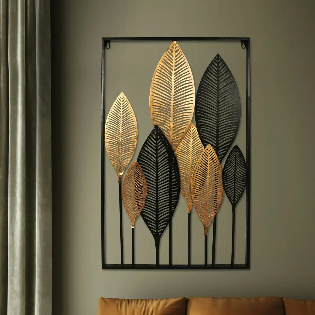 Traderight Group  Large Metal Wall Art Leaf Tree Of Life Hanging Home Decor Sculpture Garden