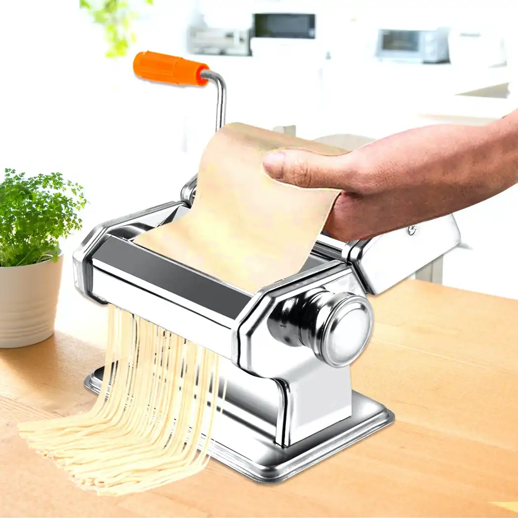 Toque Pasta Noodle Maker Machine Cutter For Fresh Spaghetti 9 Thickness Settings