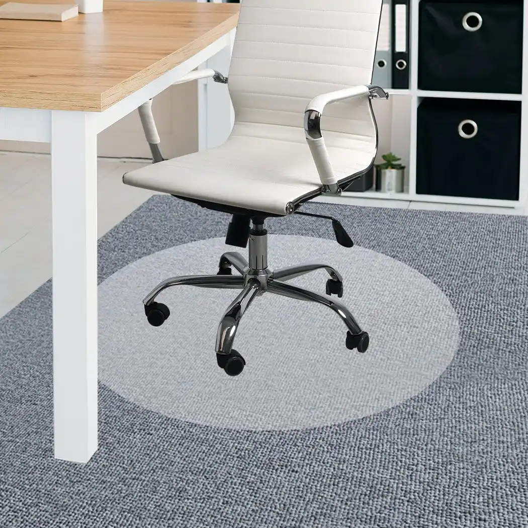 Marlow Chair Mat Round Hard Floor Protectors PVC Home Office Room Mats 120CM Dia