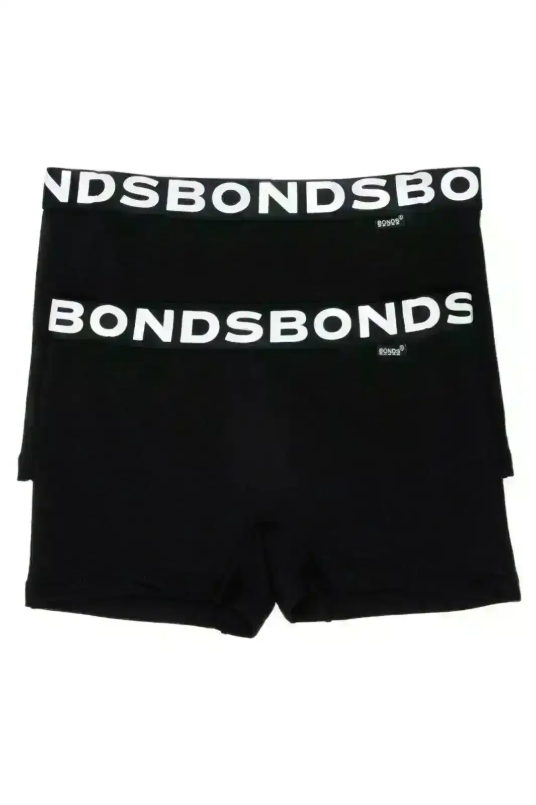 Bonds Girls Boys 2 Pairs School Sports Netball Bike Shorts Boyleg Underwear Black
