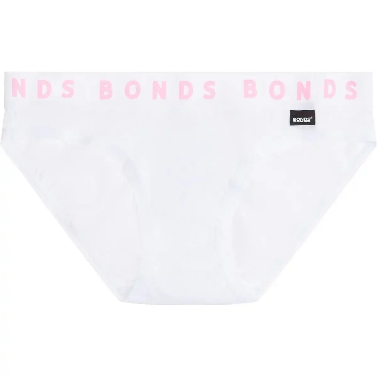 1 x Bonds Girls Stretchies Bikini Underwear Brief Kids Undies Knickers White