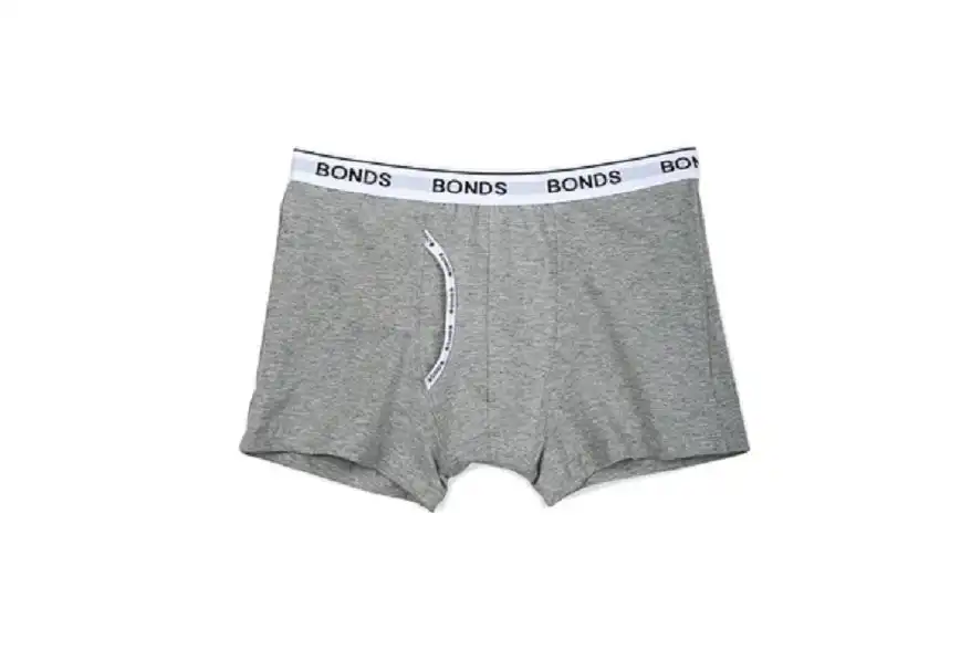 Bonds Boys Guyfront Trunk Underwear Boxers Shorts Grey Marle - 8