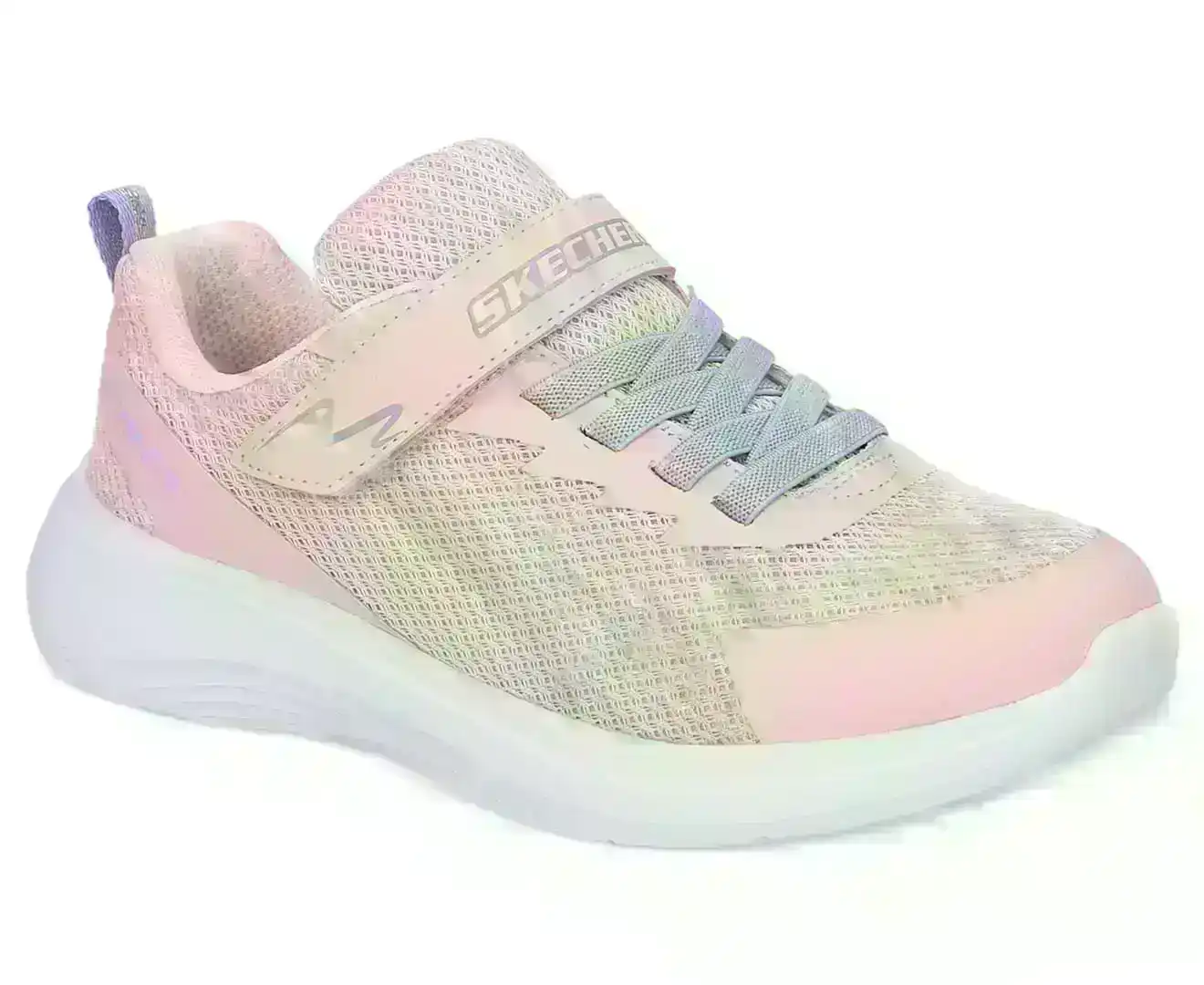 Kids Skechers Selectors - Jammin' Jogger Light Pink Comfy Running Shoe