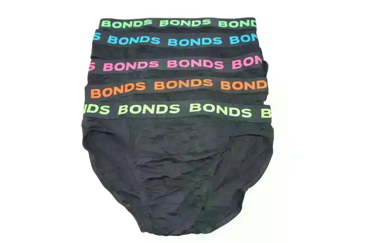 25 Pairs X Bonds Mens Hipster Brief Underwear Black Briefs K64 Pack