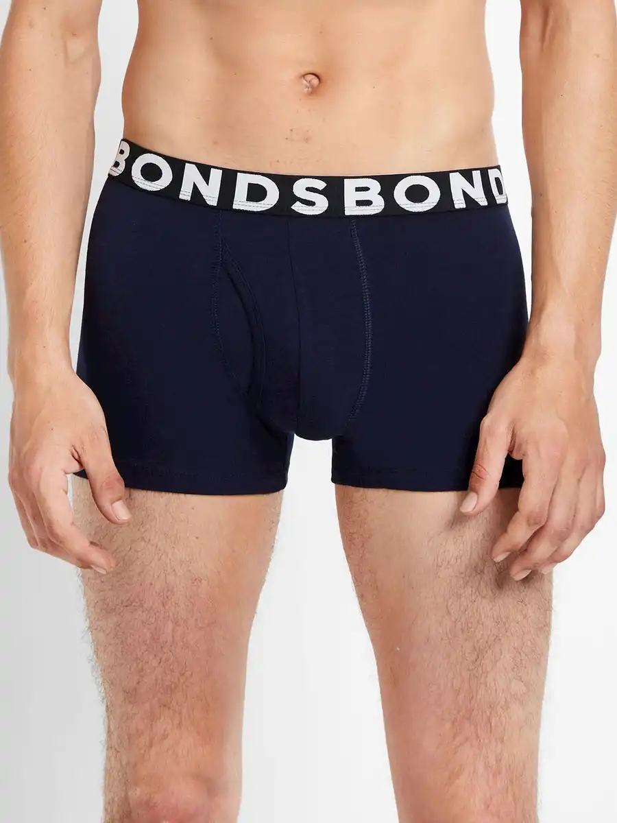 5 x Bonds Everyday Trunks - Mens Underwear Navy Jocks
