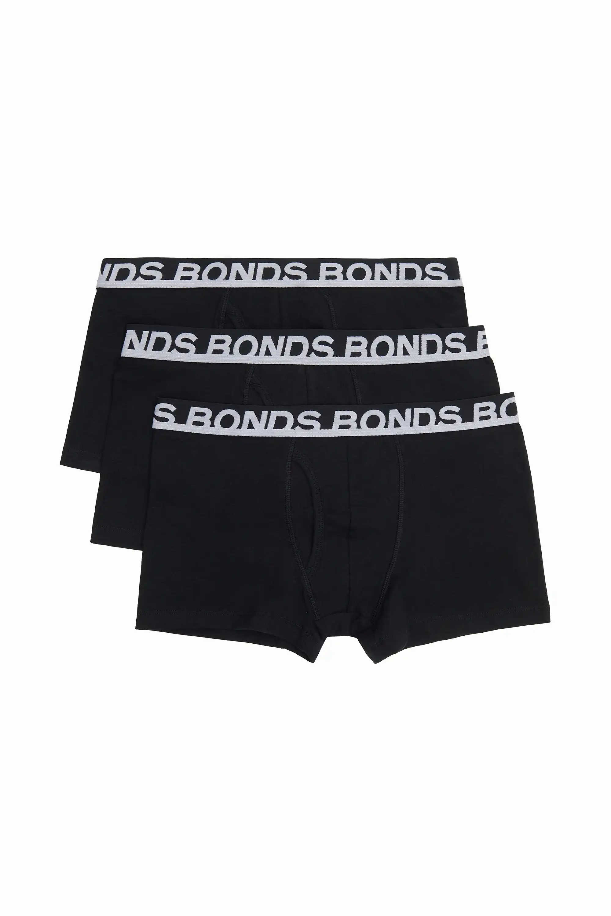 6 x Bonds Mens Everyday Trunks Underwear Black