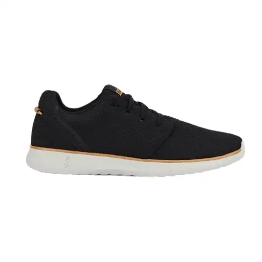 Mens Hush Puppies The Good Laceup Black Textile Casual Shoes