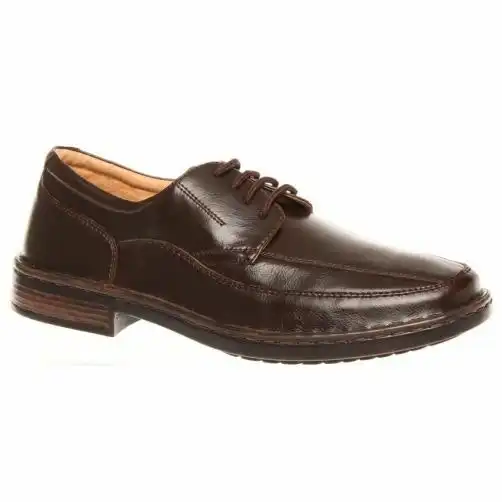 Mens Grosby Bruce Brown Dress Work Formal Dress Shoes Mens Lace Up Shoes