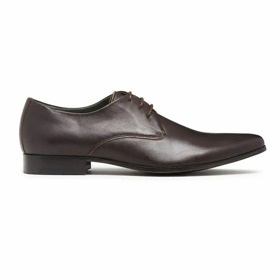 Mens Julius Marlow Item Mens Brown Leather Lace Up Work Dress Shoes