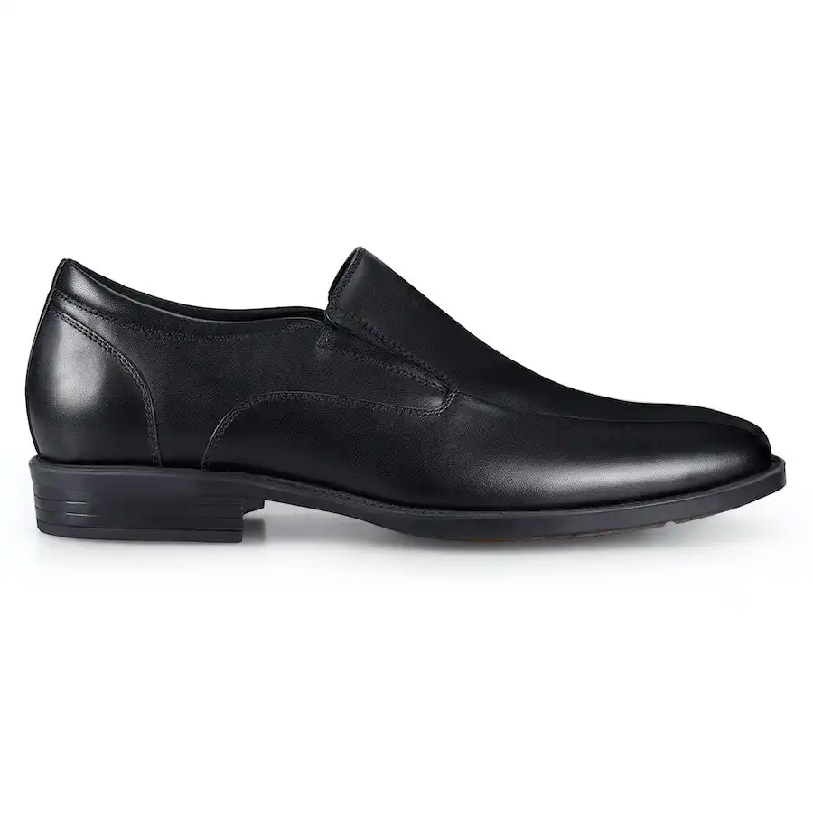 Mens Julius Marlow Notorize Black Leather Work Slip On Formal Dress Shoes