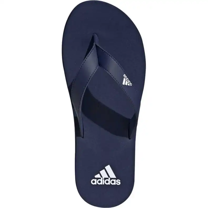 3 x Adidas Mens Dark Blue/White Eezay Flip Flop Casual Thongs