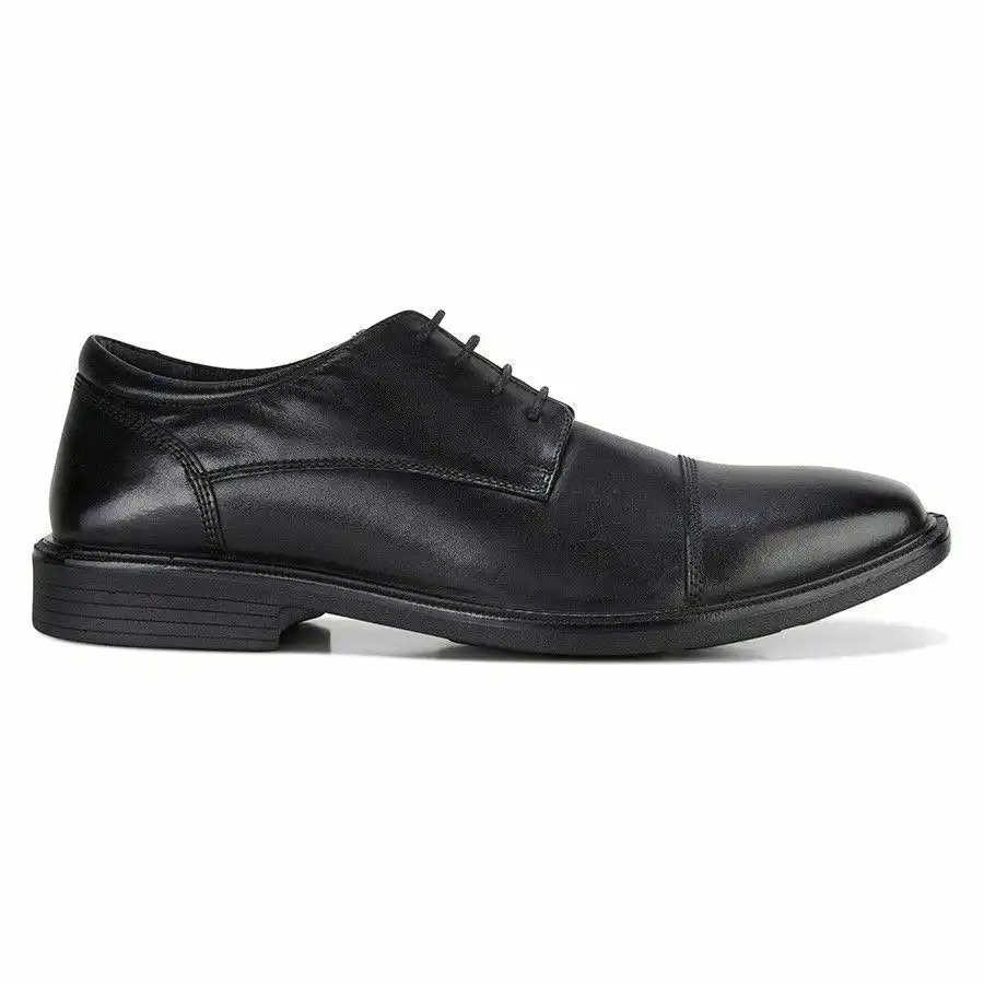 Mens Julius Marlow Direct Black Leather Lace Up Work Dress Shoes