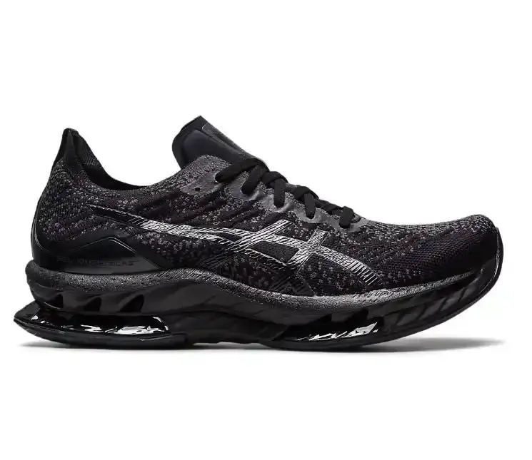 Mens Asics Gel-Kinsei Blast Black/Black Athletic Running Shoes